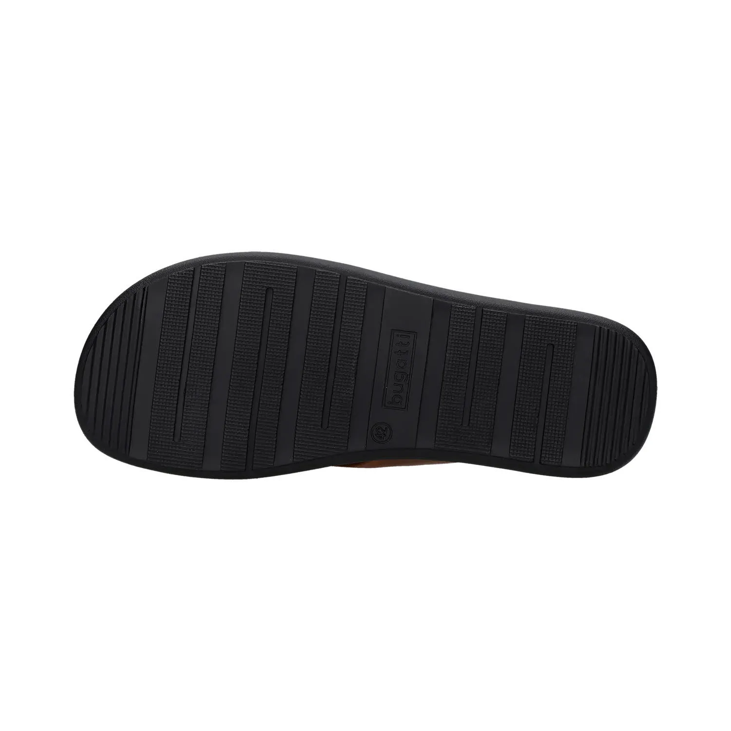 Bugatti Lederpantoletten Herren Sandaletten braun