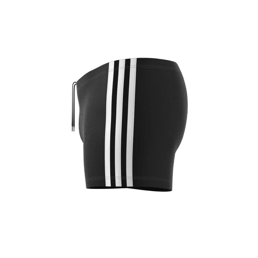 adidas Classic 3-Streifen Herren Boxer-Badehose Badeshorts Schwimmhose schwarz/weiß