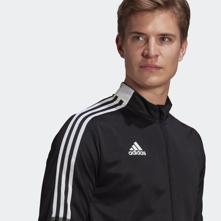 adidas TIRO21 TK JKT Herren Trainingsjacke Trainingsweste schwarz