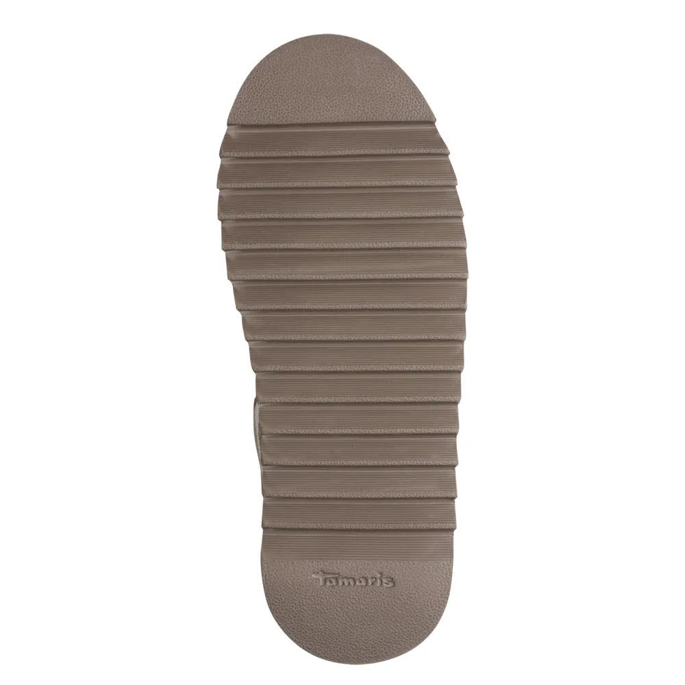 Tamaris Damen Sneaker Schnürer beige