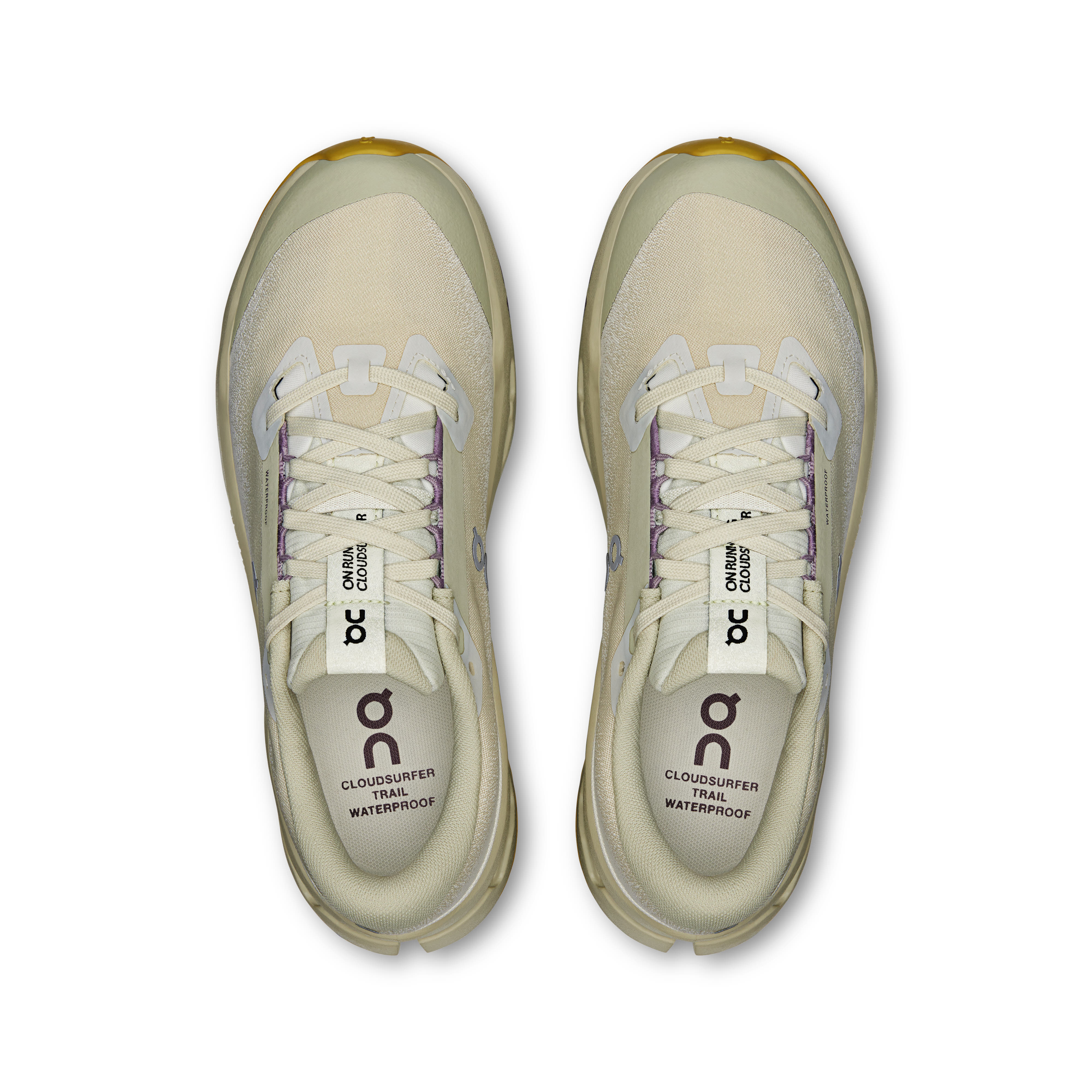 ON CLOUDSURFER TRAIL 2 WP Damen Laufschuhe Trailrunning ghost/chalk