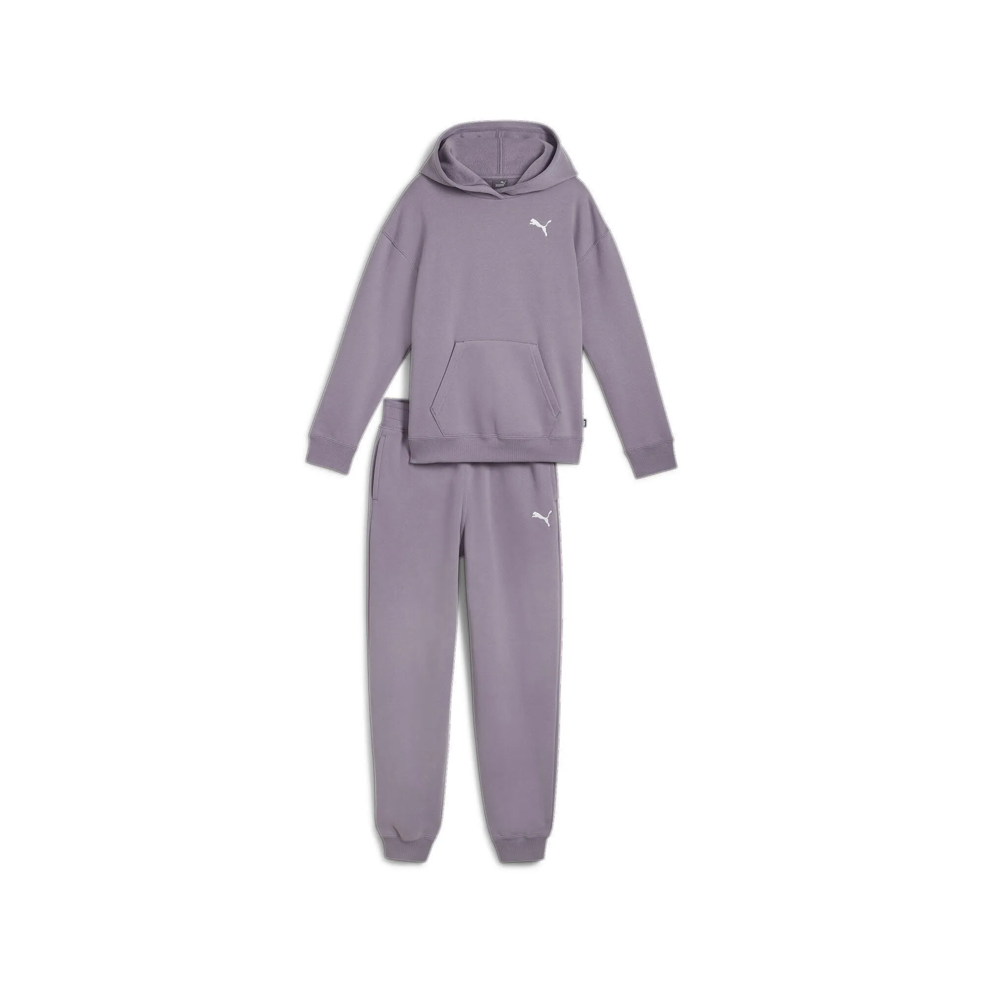 Puma Loungewear Suit FL G Mädchen Jogginganzug Hoodie Jogginghose pale plum