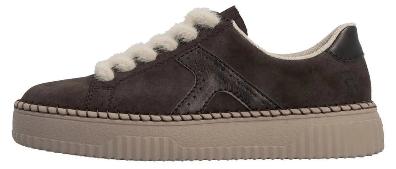 Rieker Damen Halbschuhe Sneaker braun