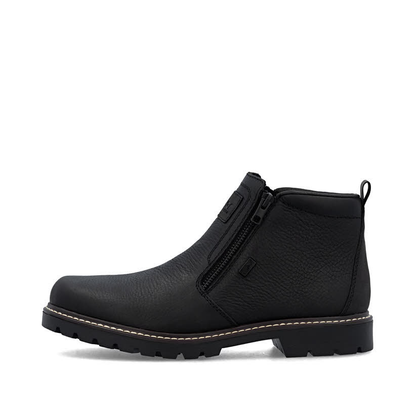 Rieker Herren Stiefel Kurzstiefel schwarz