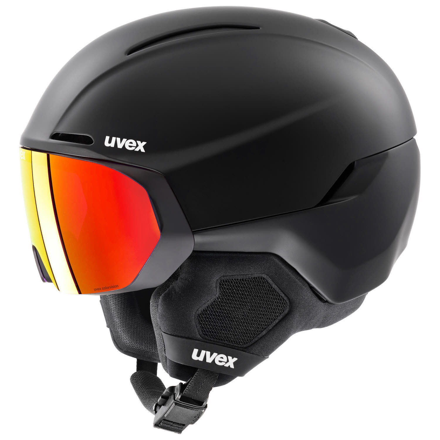 Uvex horizon CV MAG Unisex Skihelm Snowboardhelm Visierhelm black matt