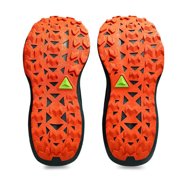 ASICS TRABUCO MAX 4 Laufschuh Trailrunning Herren graugrün orange