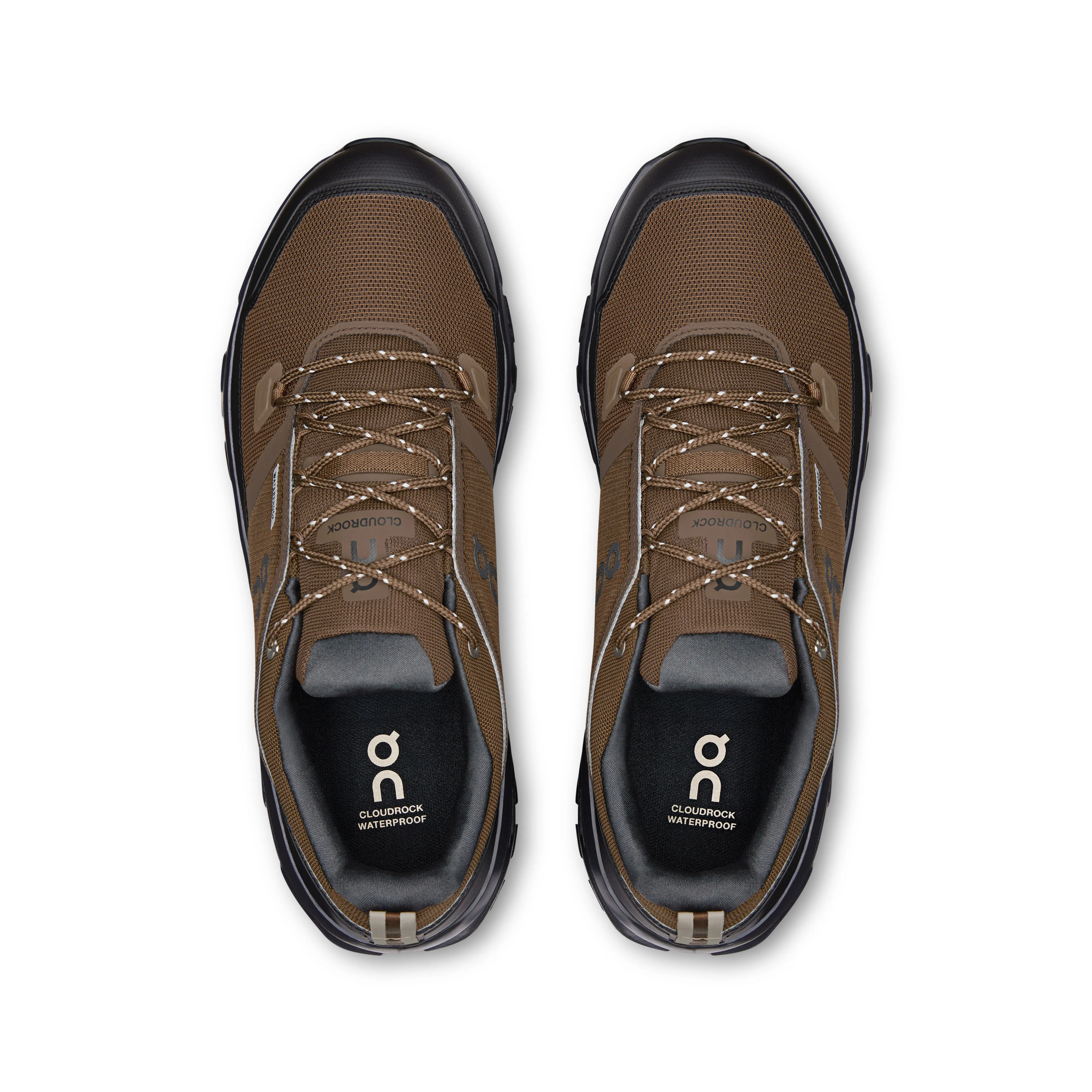 ON CLOUDROCK LOW WP Herren Wanderschuhe Trekkingschuhe Low earth/black