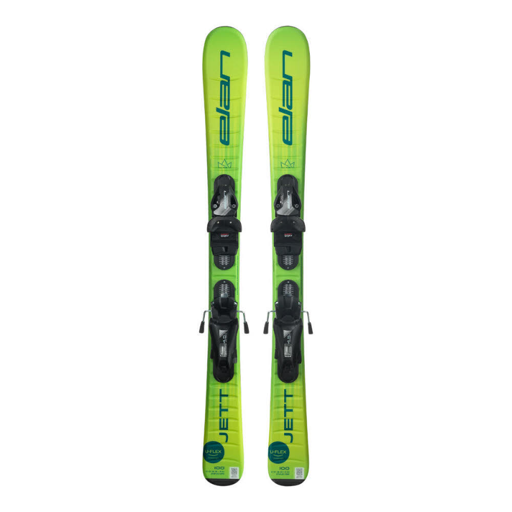 Elan JETT JR SHIFT + EL 4.5 GW Kinder Ski Einsteiger 25/26 grün