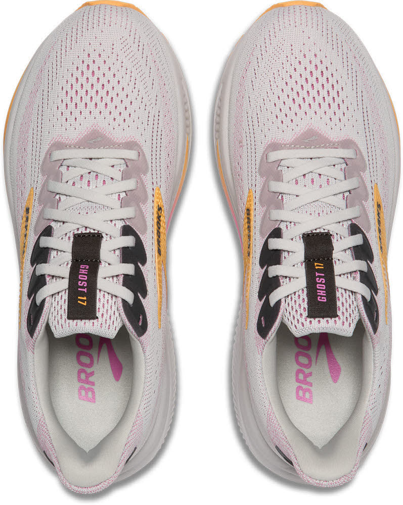 Brooks Ghost 17 Damen Laufschuhe Joggingschuhe oyster/apricot/pink