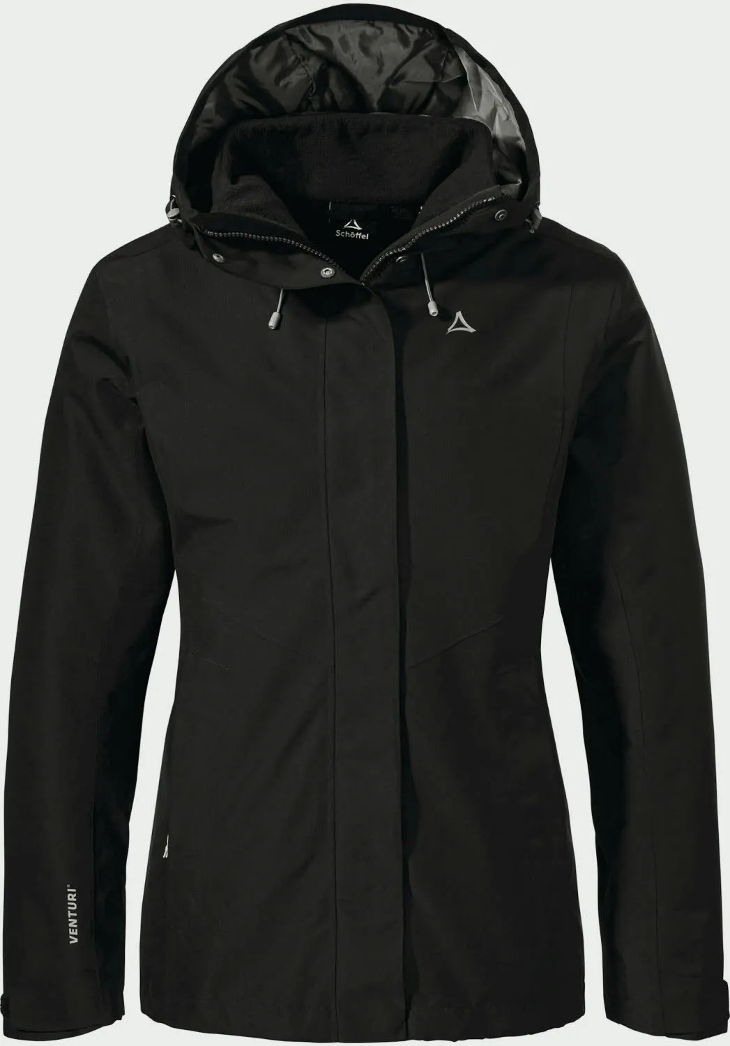 Schöffel 3in1 Jacket Style Okere WMS Damen Wanderjacke Outdoorjacke schwarz