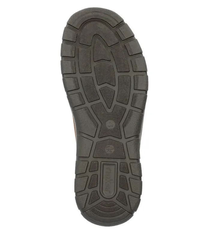 Rieker Herren Schnürschuhe Halbschuhe nougatbraun