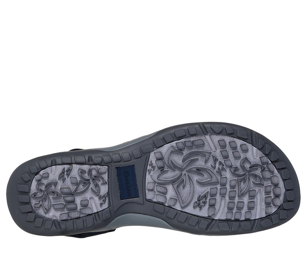 Skechers REGGAE SLIM - COFFEE RUN Damen Trekkingsandalen Sandalen blau