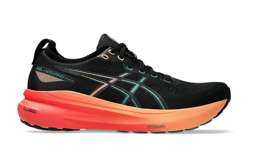 ASICS GEL-KAYANO 31 Laufschuh Joggingschuh Herren schwarz orange