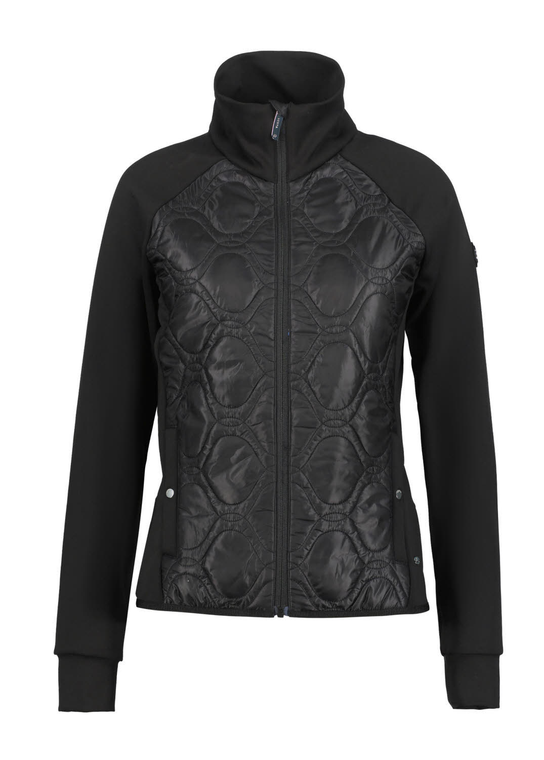 Luhta Alsila Damen Zip-Jacke Hybrid-Midlayer schwarz