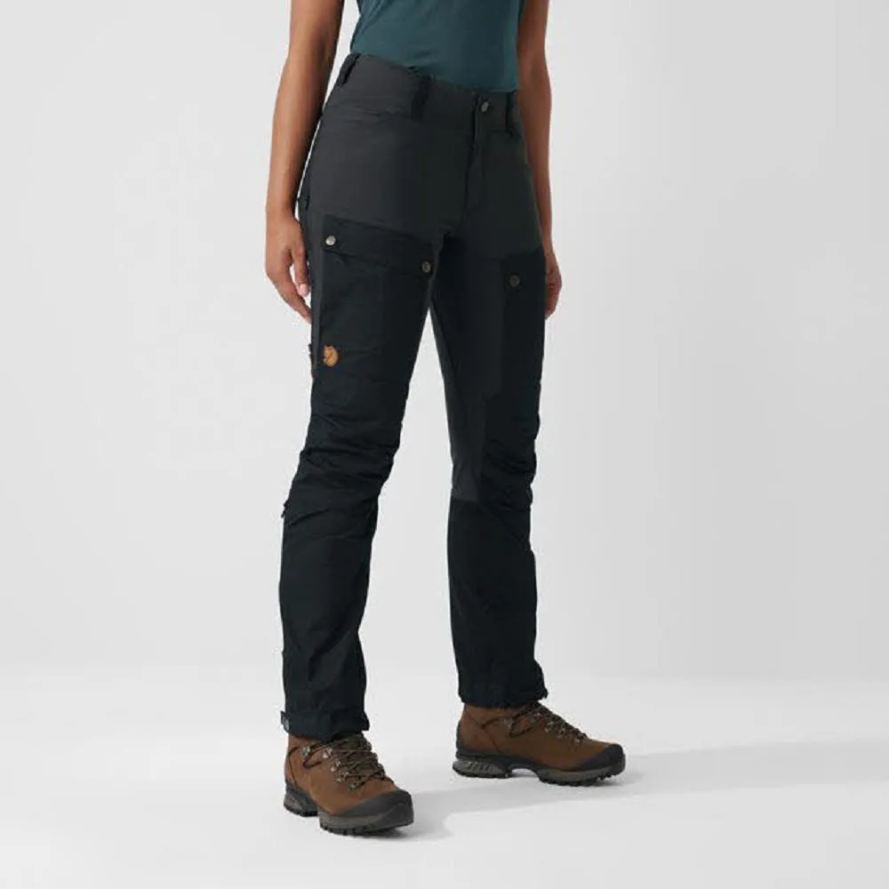 Fjäll Räven Keb Trousers Damen Trekkinghose Wanderhose grau