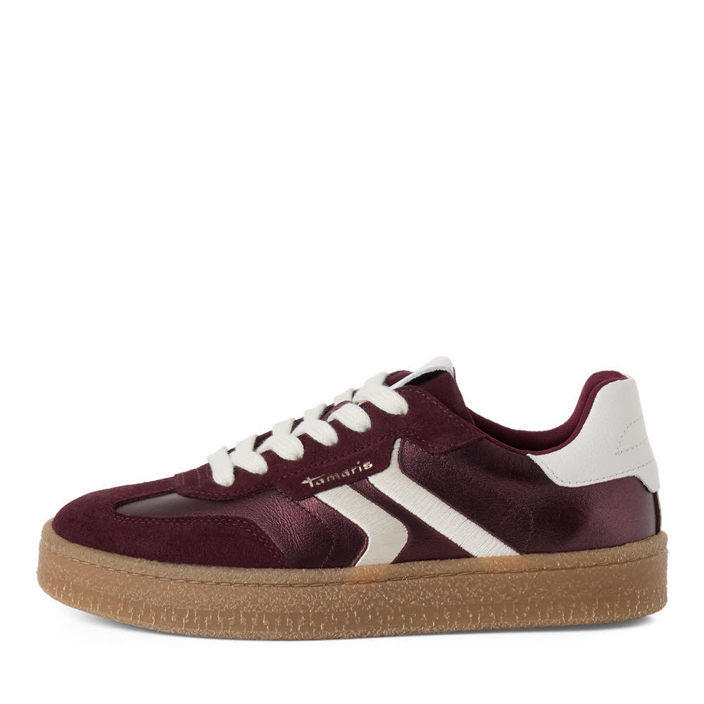 Tamaris Damen Sneaker Schnürer rot