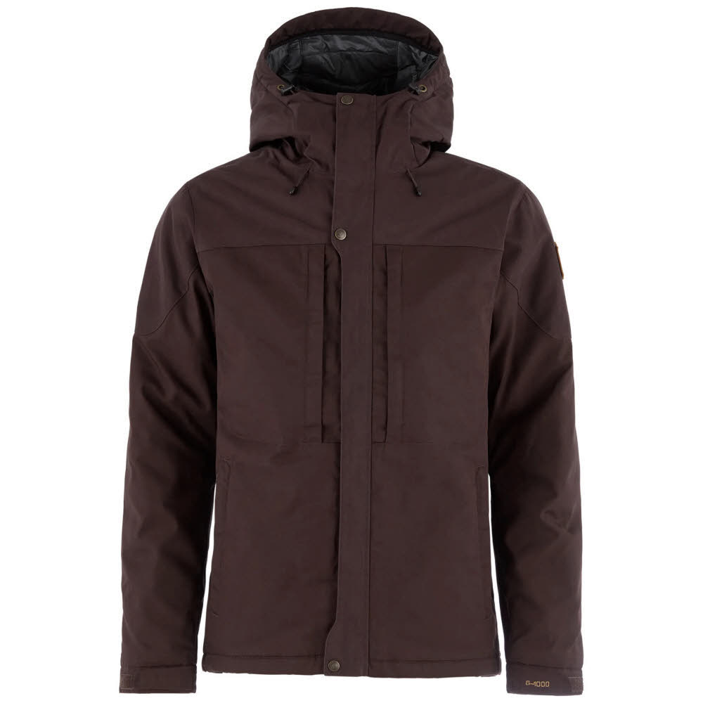 Fjällräven Skogsoe Padded Jacket M Herren Winterjacke black oak