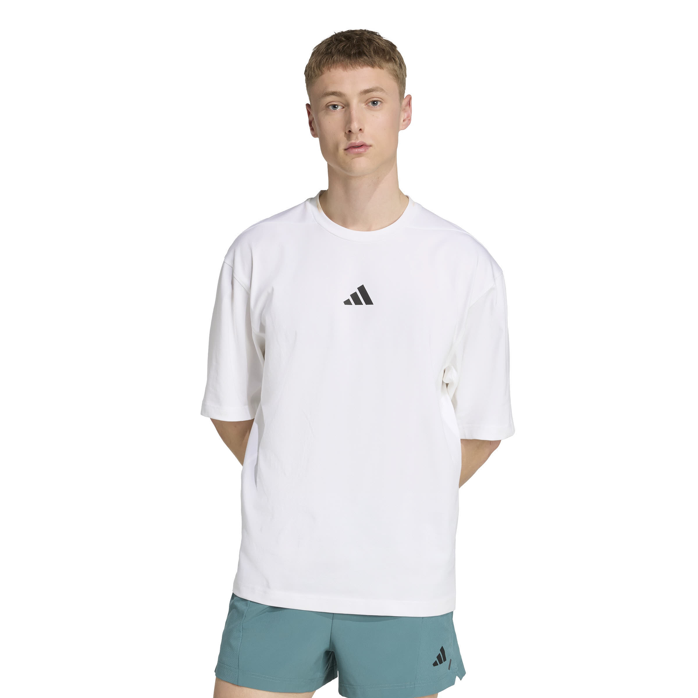 ADIDAS Power Oversize Herren T-Shirt weiß