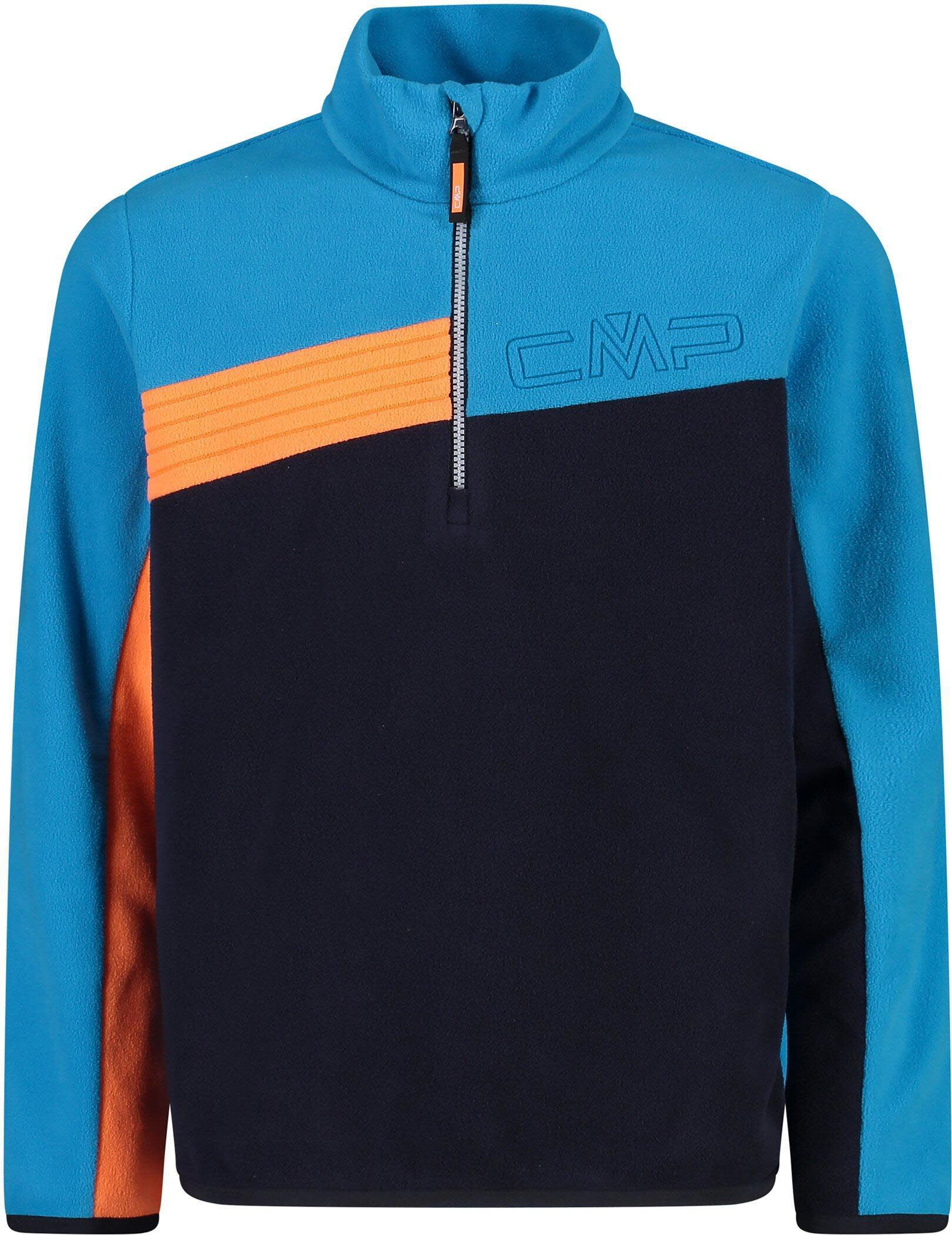 CMP Color Block Arctic Fleece Rollkragen mit Hlaf-Zip Jungen NEU
