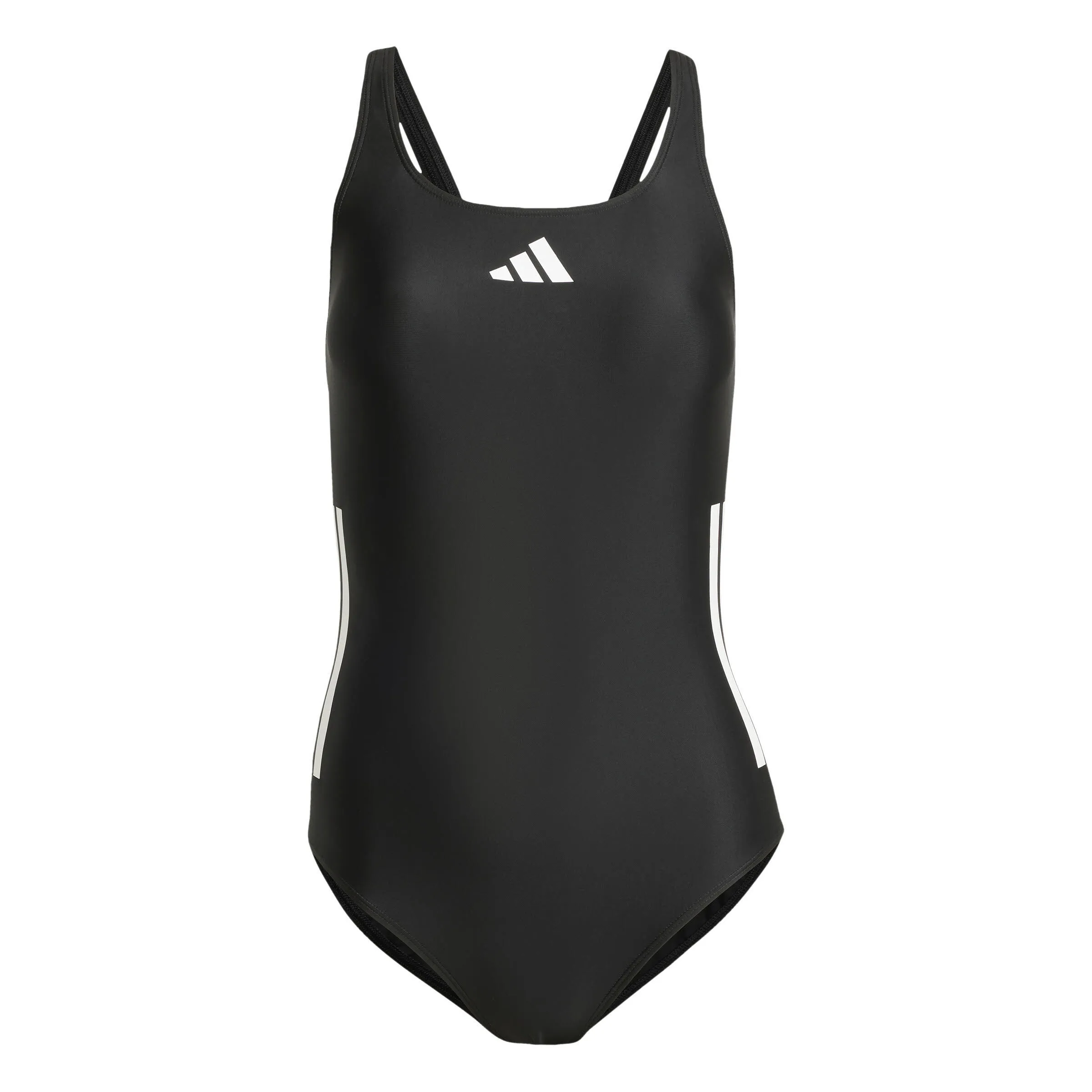 adidas 3-Streifen C-Back Badeanzug Damen schwarz