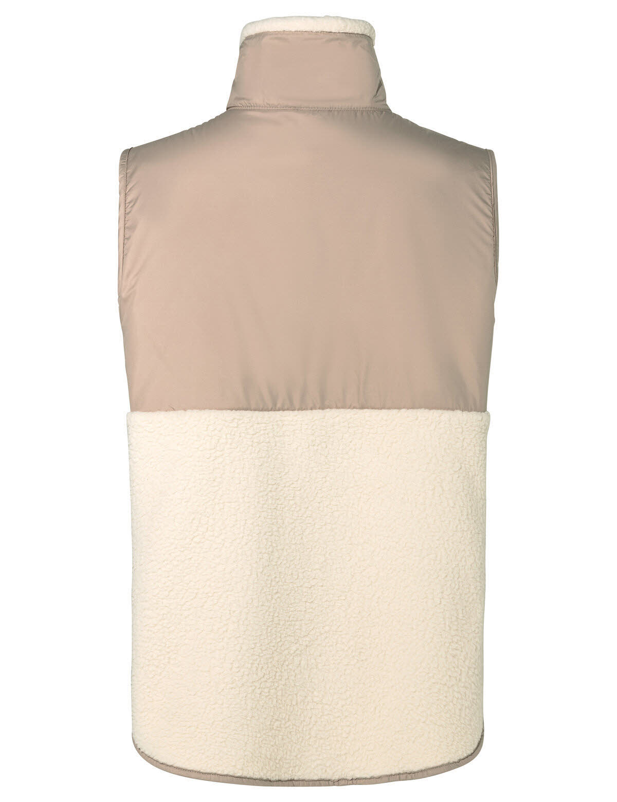 Women's Najun Fleece Vest ecru Damenweste ärmellos weiß