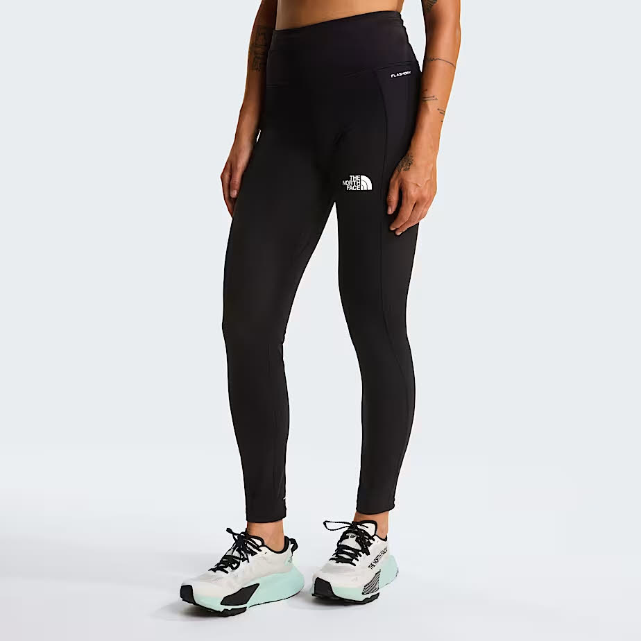 The North Face Lightbright Damen Sport-Leggings Running-Leggings schwarz