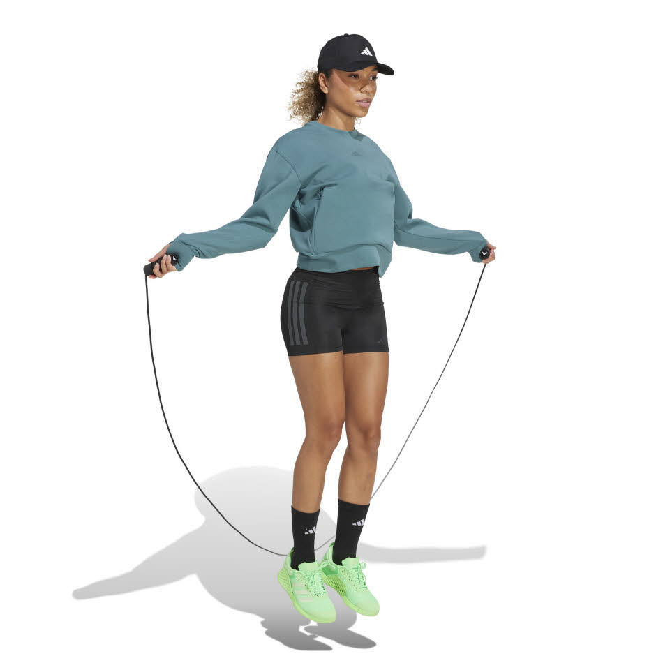 adidas Designed-for-Training Warm-Up Sweatshirt Damen Fitness Sweat blau