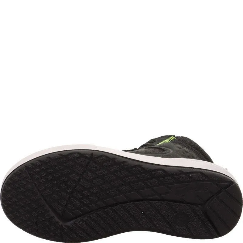Superfit MAVERICK Kinder Sneaker High Freizeitschuhe schwarz/gelb