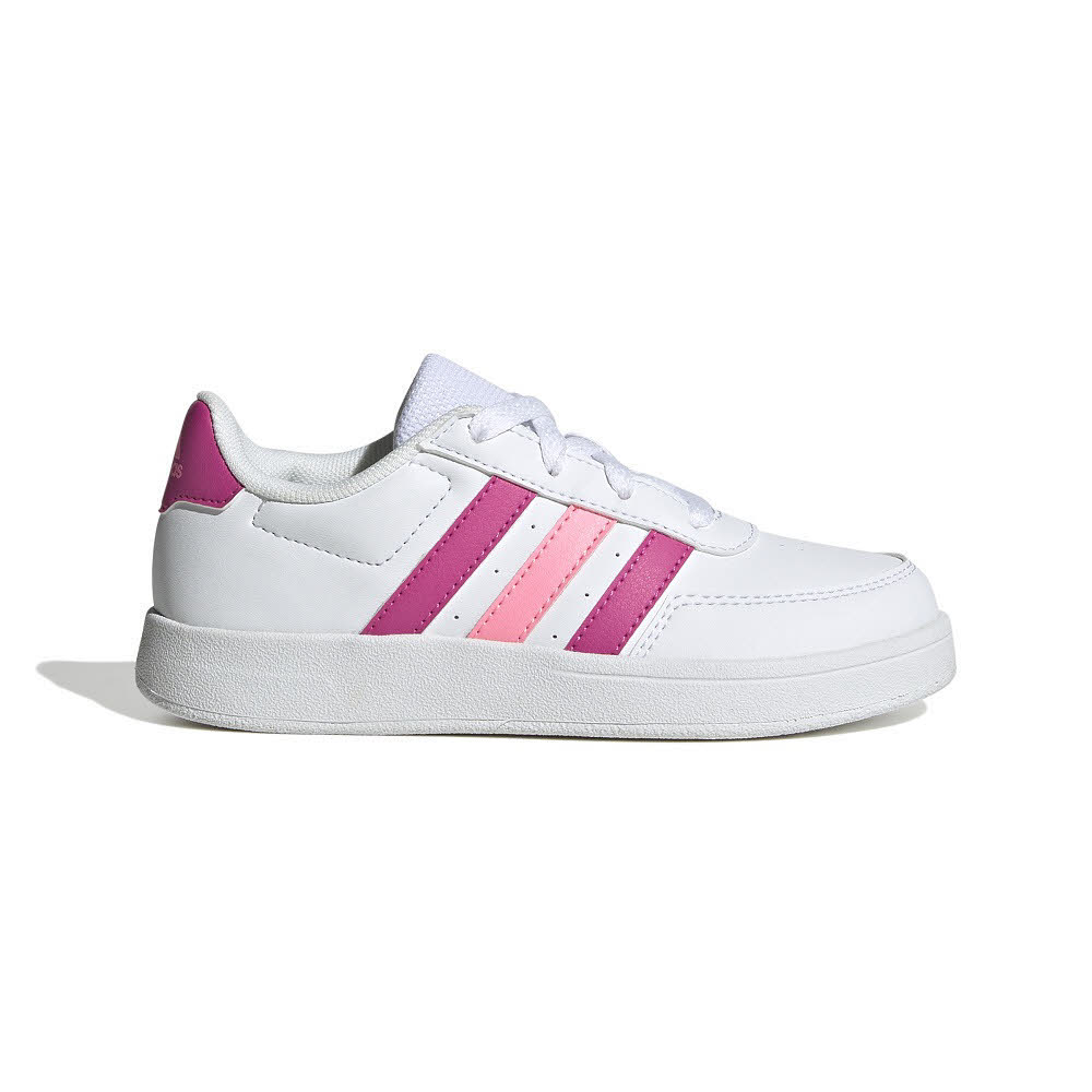 adidas BREAKNET 2.0 SHOES KIDS Mädchen Sneaker Low Freizeitschuhe weiß