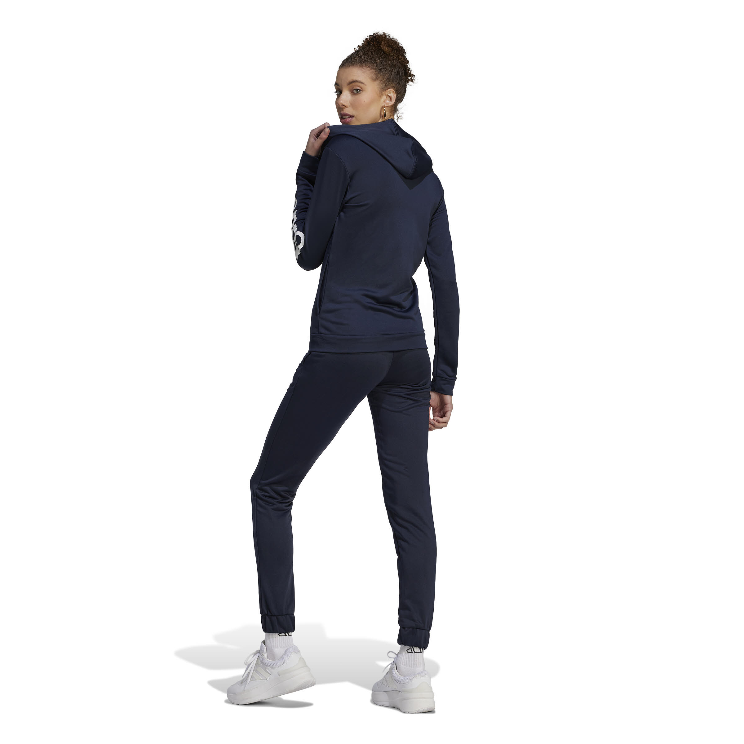 adidas Linear Damen Trainingsanzug dunkelblau