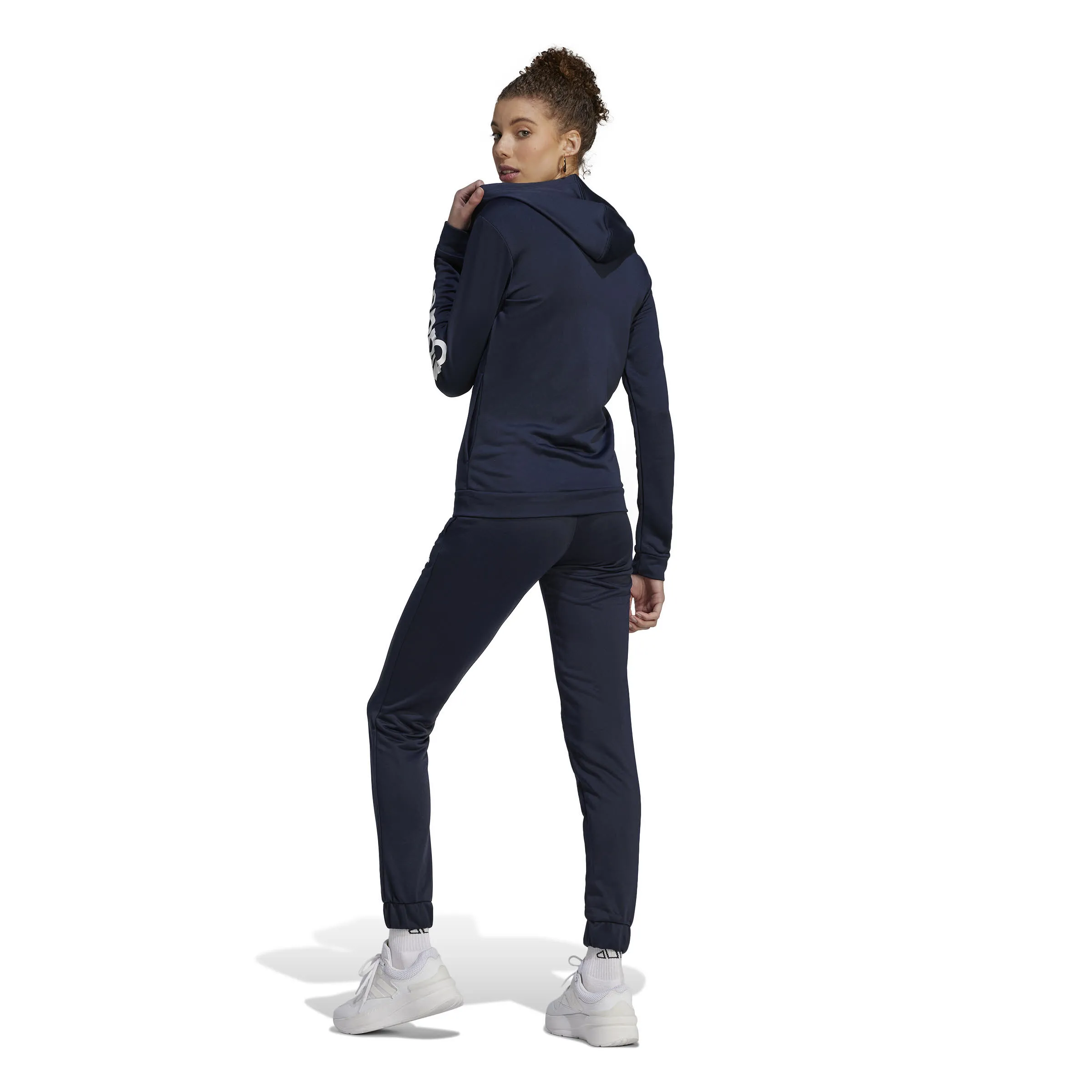 adidas Linear Damen Trainingsanzug dunkelblau