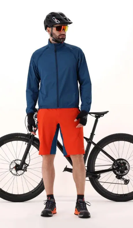CMP Radsport-Jacke Windjacke Radweste Herren dunkelblau
