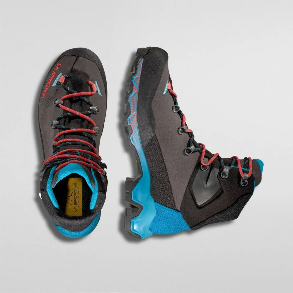 La Sportiva Aequilibrium Trek Woman GTX Damen Wanderschuhe High grau/blau