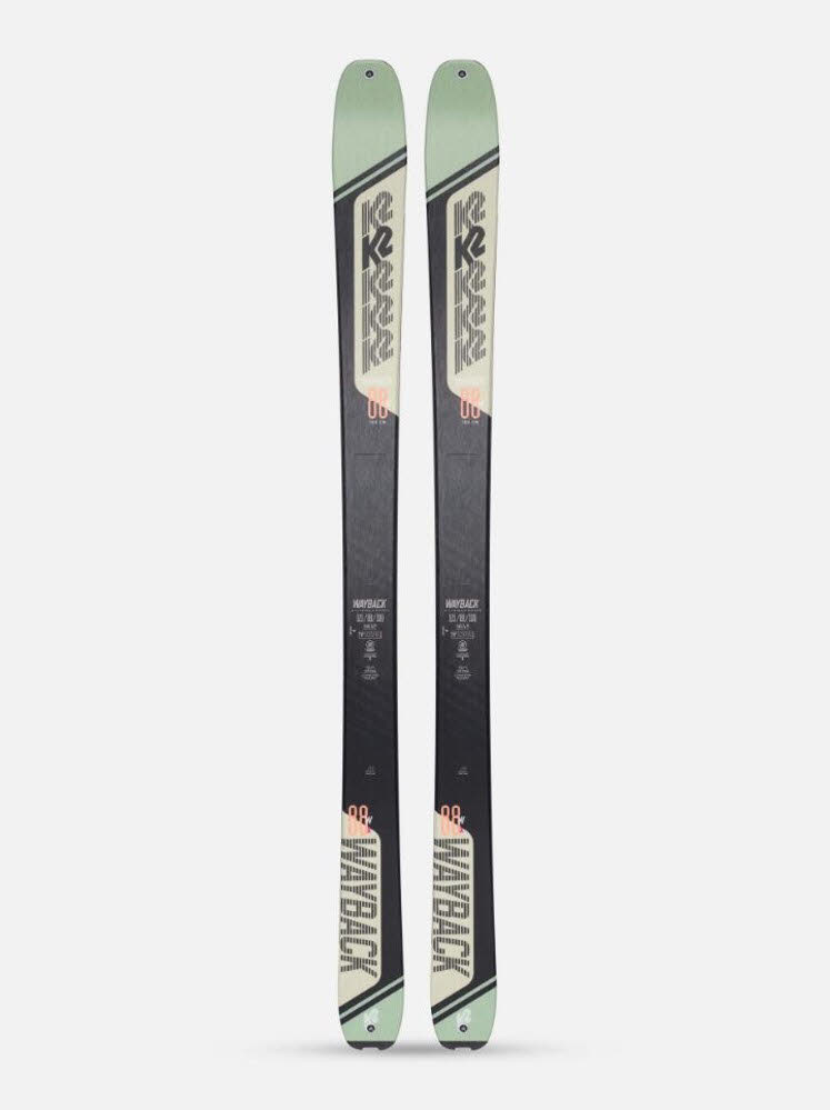 K2 Wayback 88 W Damen Tourenski ohne Bindung u. Fell NEU