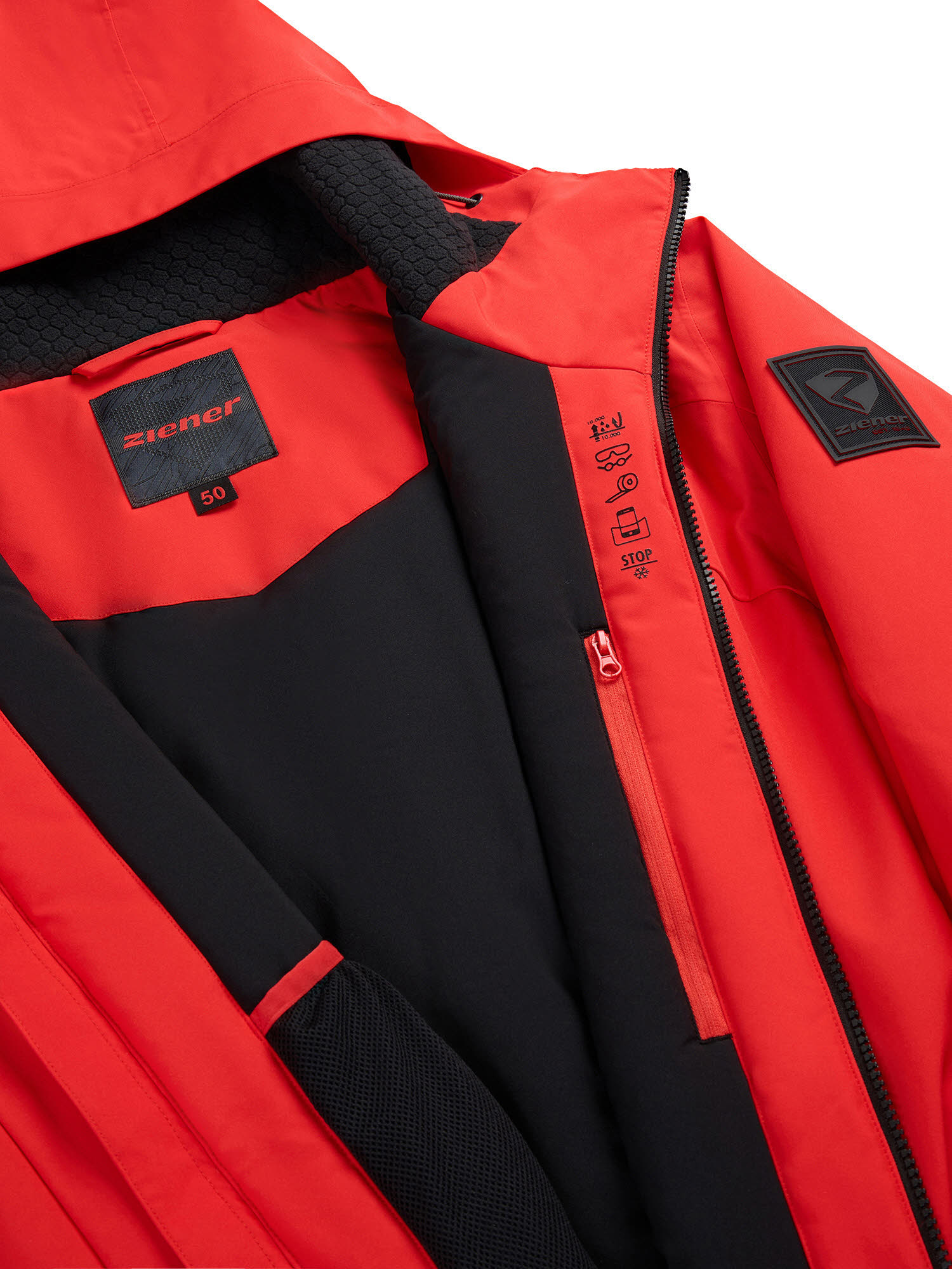 Ziener TAPTI-Z jacket man Skijacke Herren rot