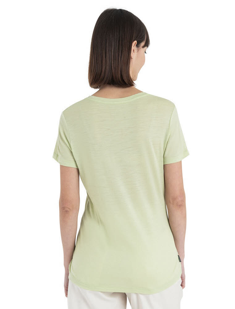 Icebreaker Women Merino 150 Tech Lite III Damen T-Shirt Funktionsshirt grün