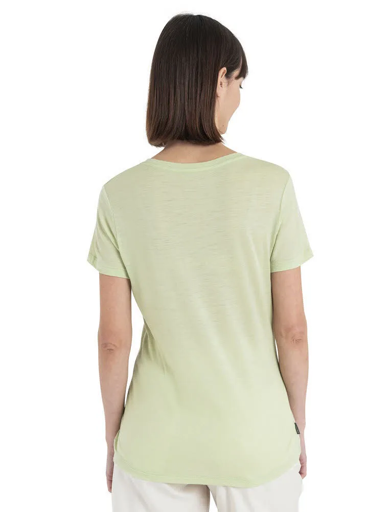 Icebreaker Women Merino 150 Tech Lite III Damen T-Shirt Funktionsshirt grün