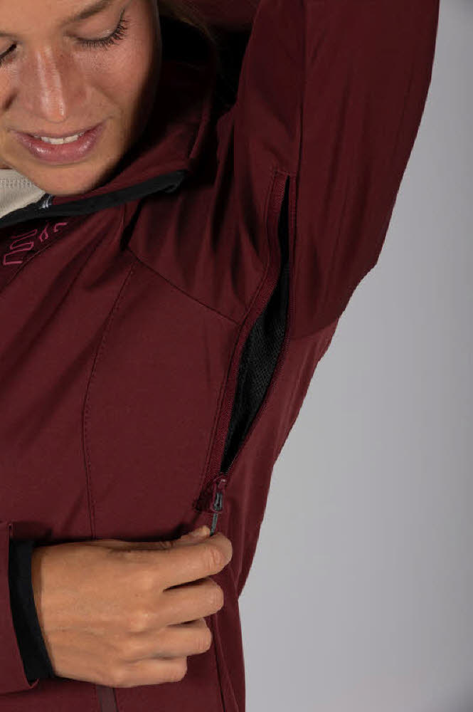 MAUL Gaisspitze XT 10.0 Damen Softshelljacke Funktionsjacke rot