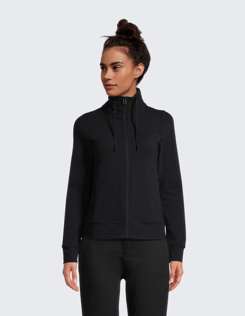 Venice Beach FLORENCE Damen Sweatjacke Zip-Jacke schwarz