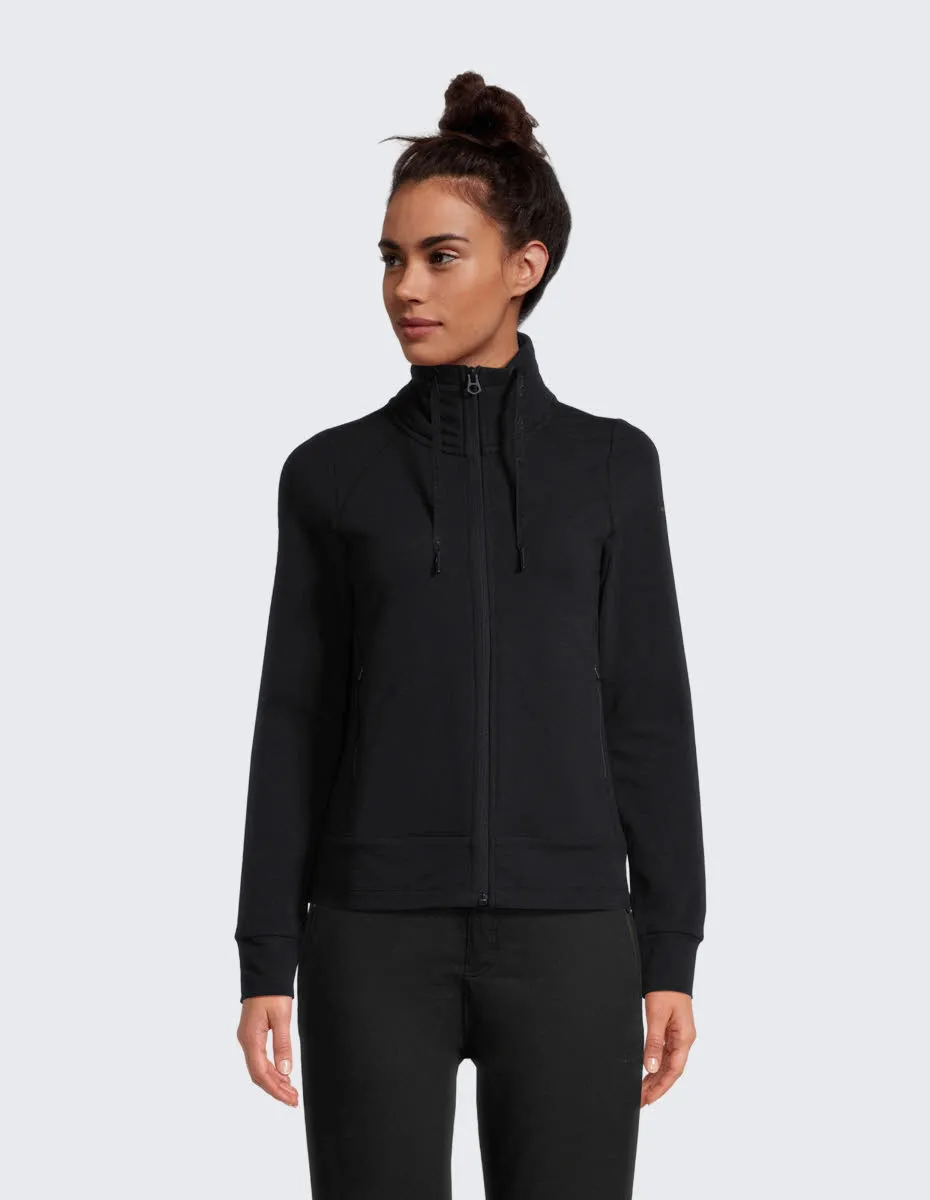 Venice Beach FLORENCE Damen Sweatjacke Zip-Jacke schwarz