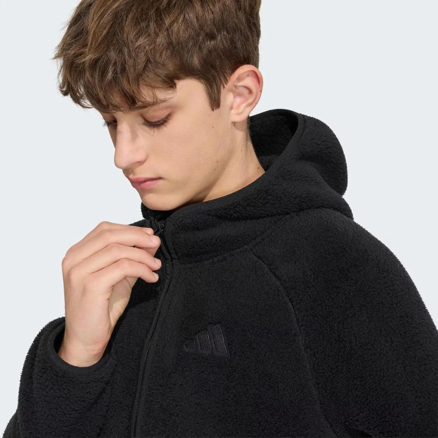 adidas Terrex Xploric Kinder Outdoorjacke Fleecejacke schwarz
