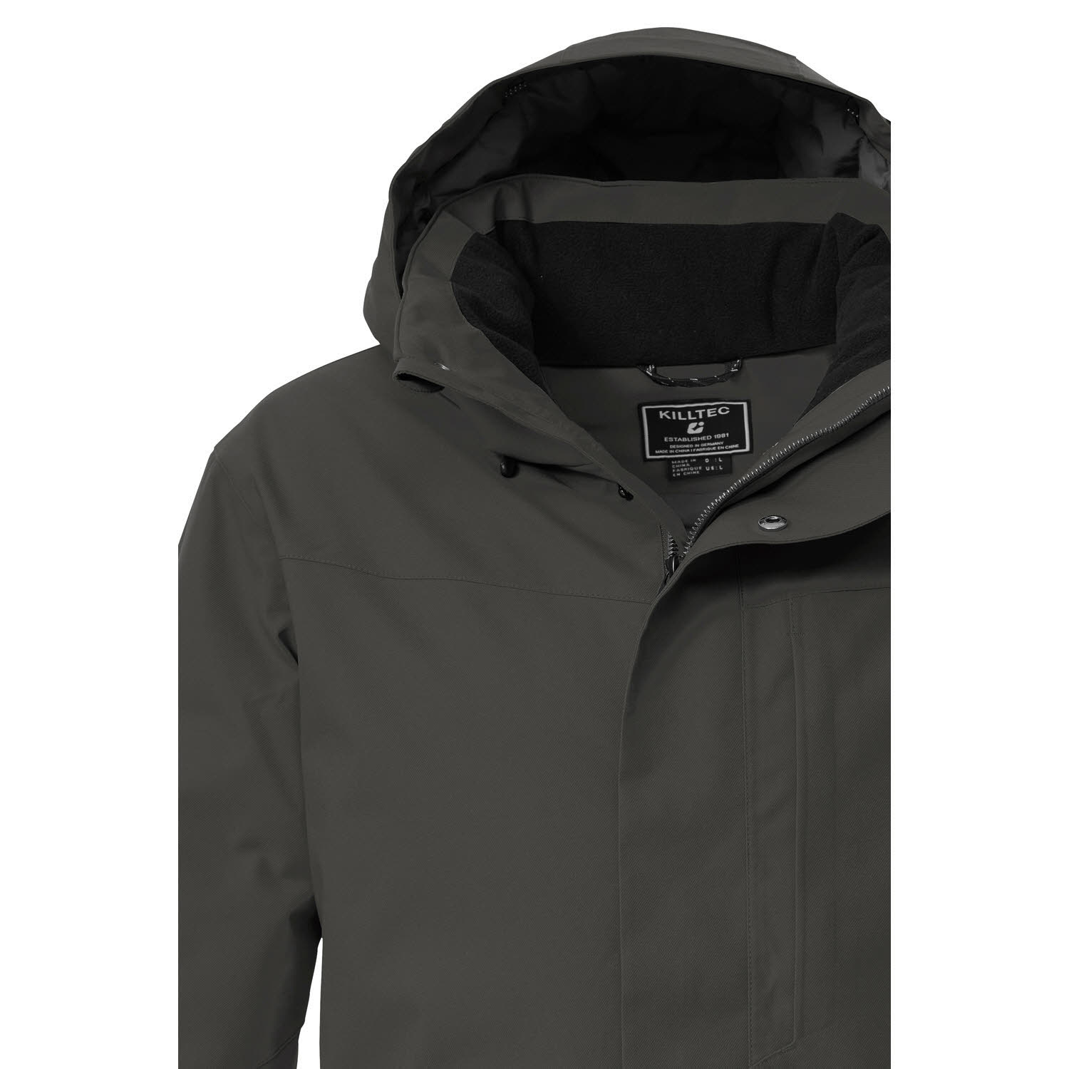 Killtec KOW 85 MN PRKj Herren Freizeitjacke Winterjacke Parka dunkelgrau