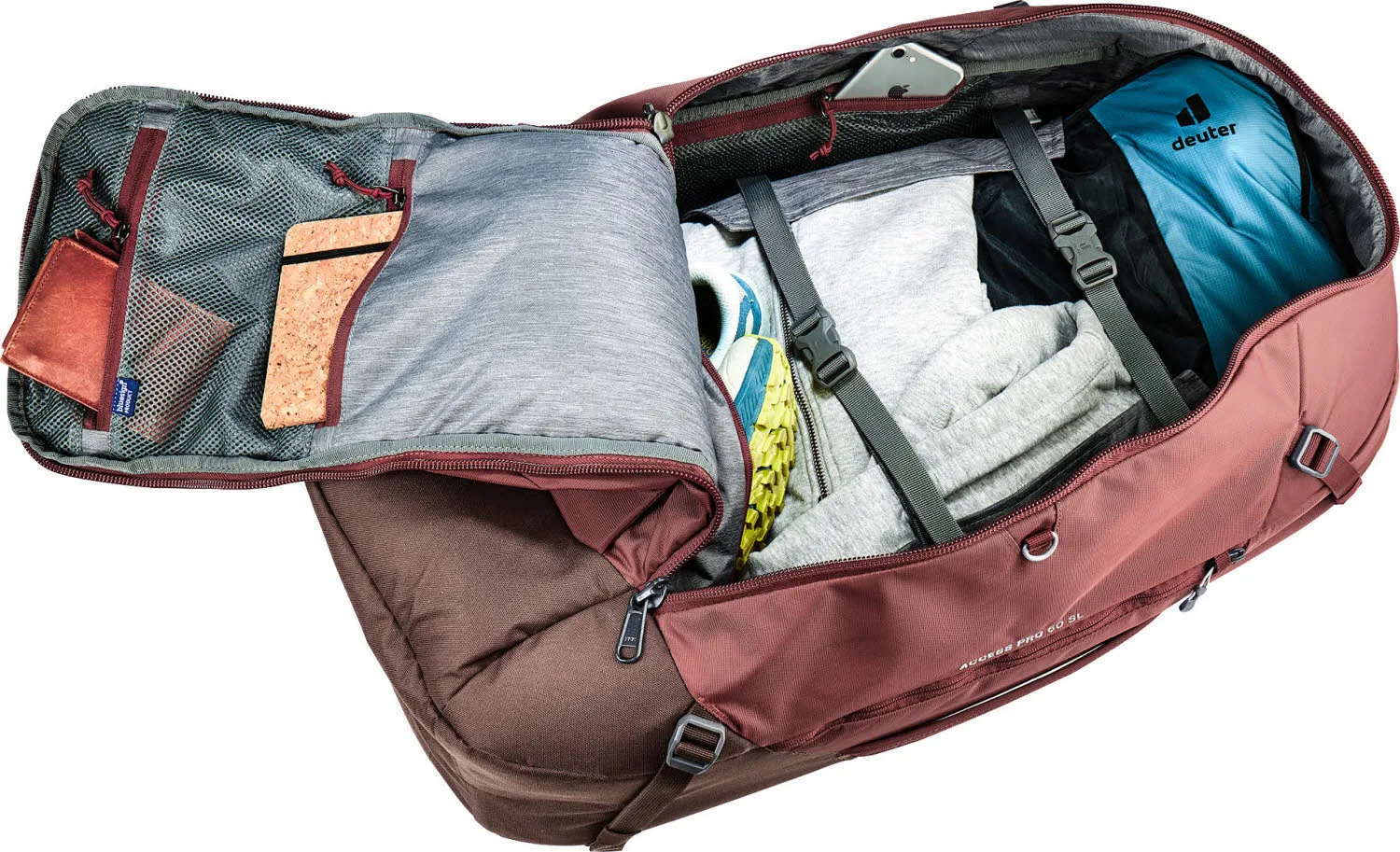 Deuter Access Pro 60 SL Damen Reiserucksack rot