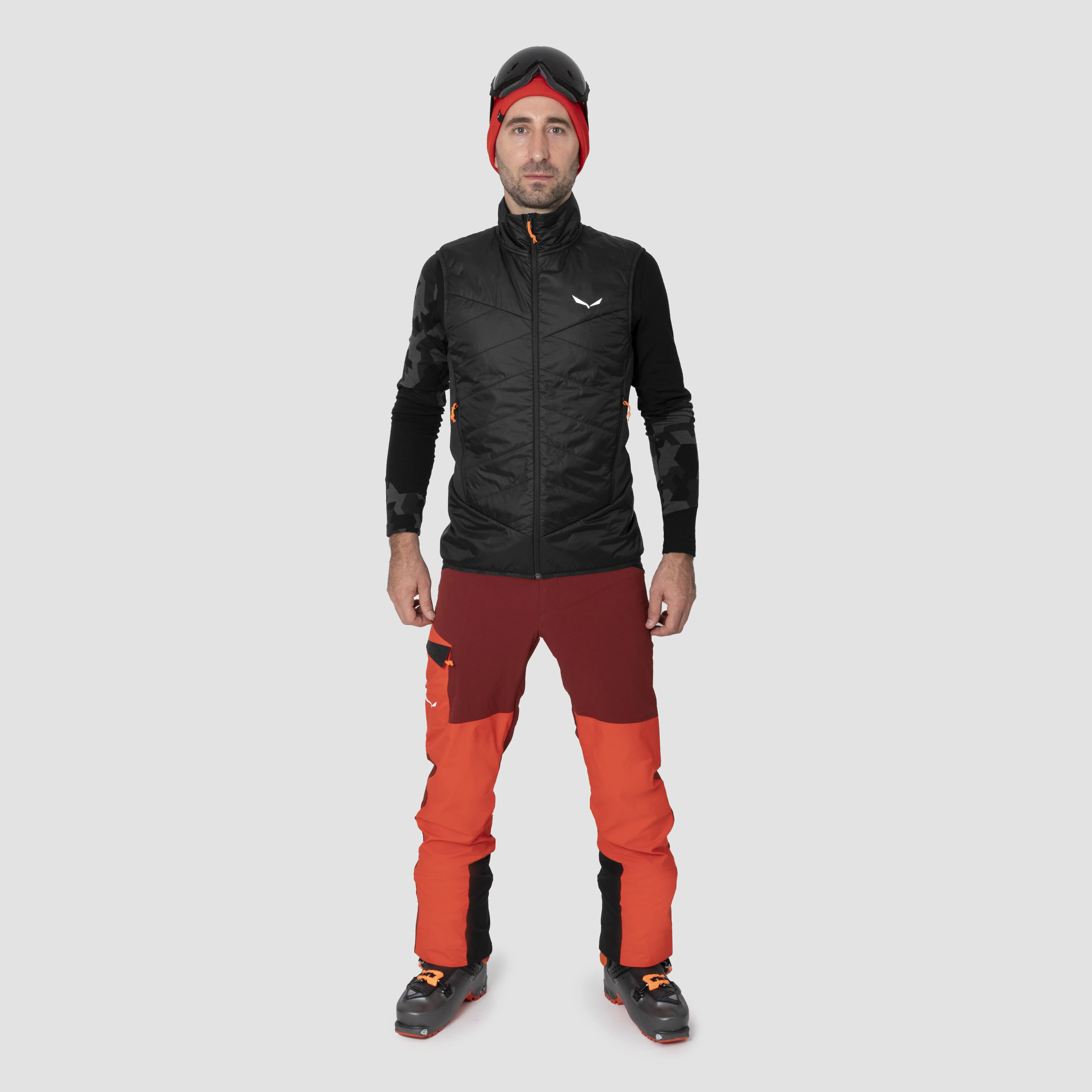 Salewa ORTLES HYB TWR VEST M Hybridweste Funktionsweste Herren schwarz