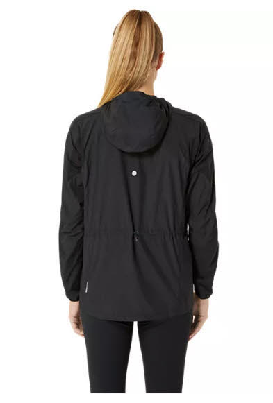 ASICS ROAD PACKABLE JACKET Laufjacke packbar Damen schwarz