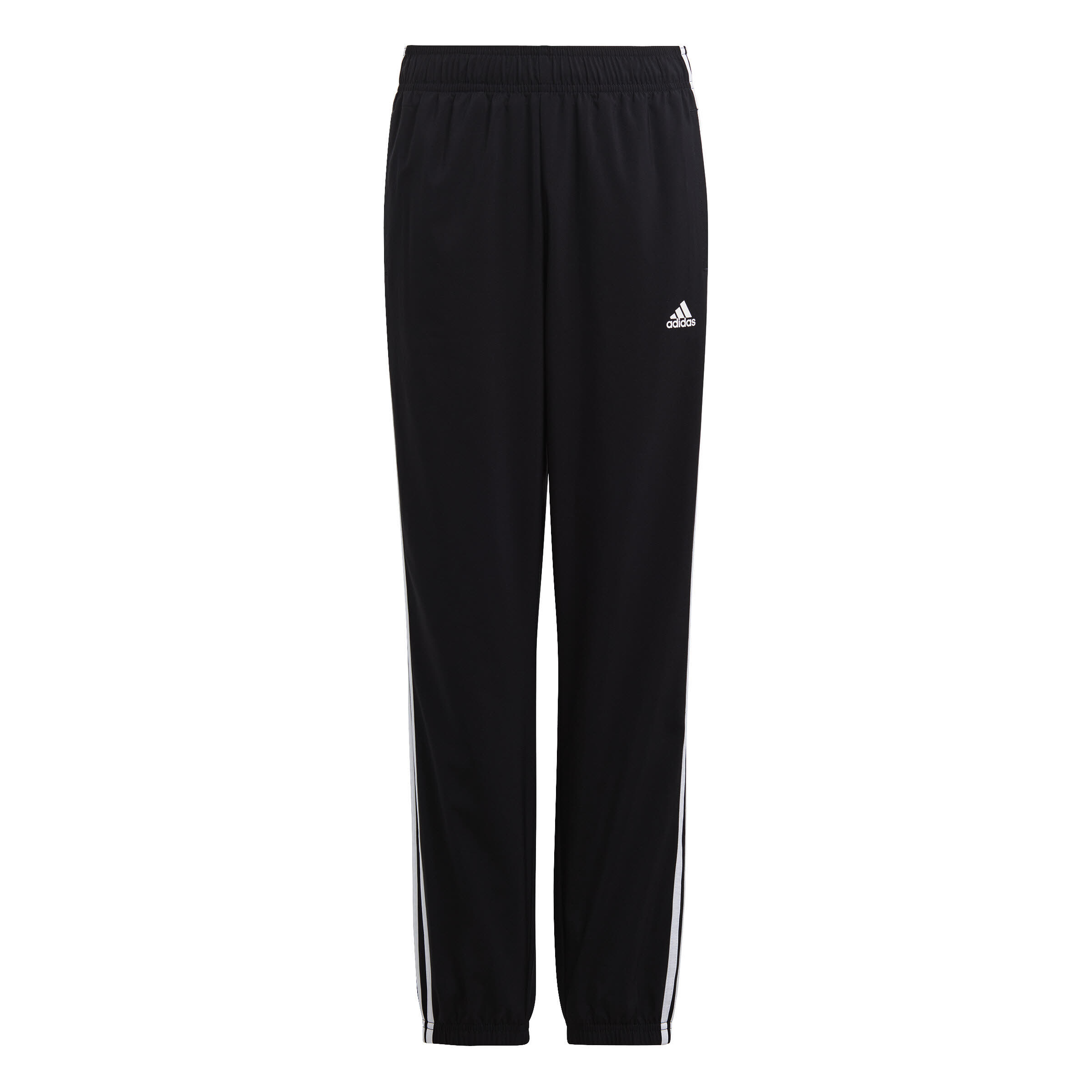 adidas Essentials 3-Streifen Woven Hose Jogginghose Kinder schwarz