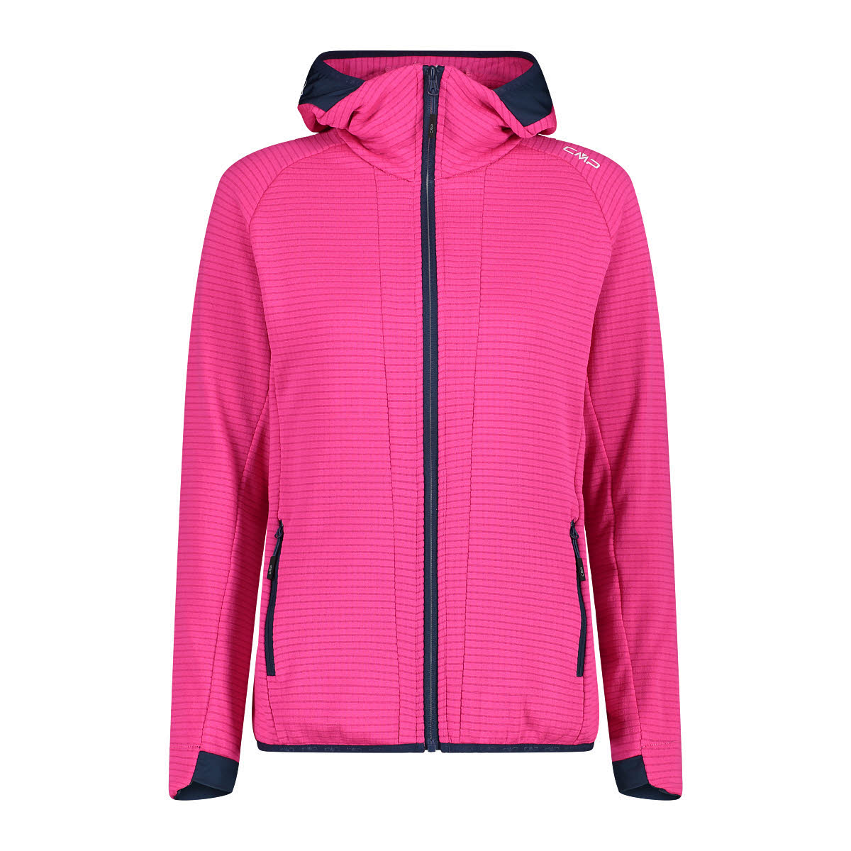CMP Damen Jacke Fleecejacke Kapuzenjacke Grid-Tech pink