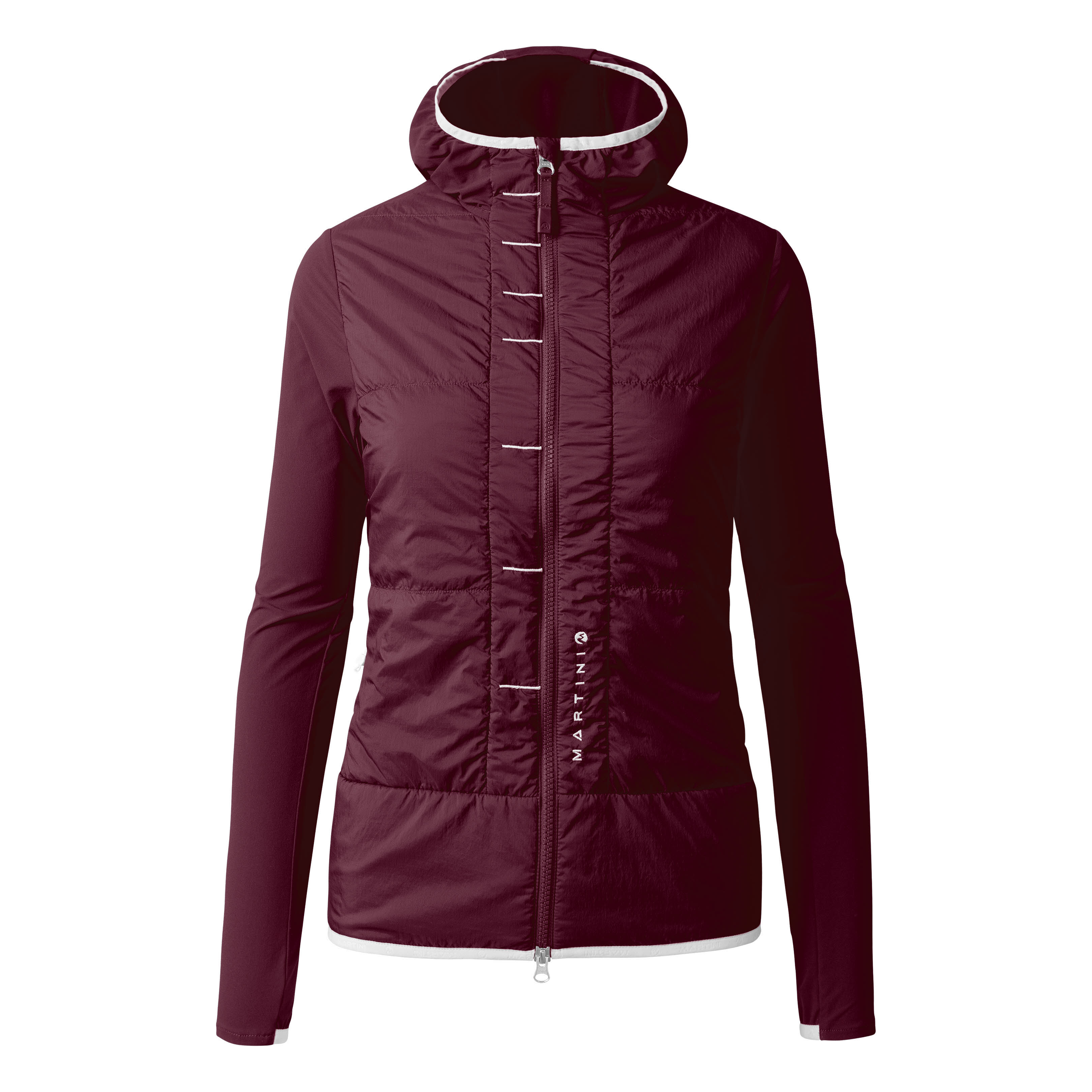 Martini Hillclimb Hybrid Jacket G-LOFT® W Daunenjacke Kapuzenjacke Damen dunkellila