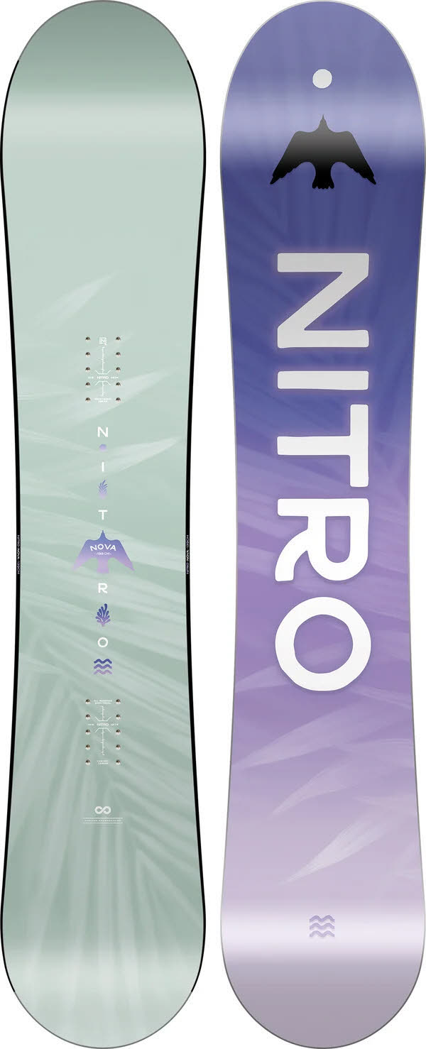 Nitro Nova Women’s Board Damen Snowboard All-Mountain Fortgeschrittene 26/27 lila
