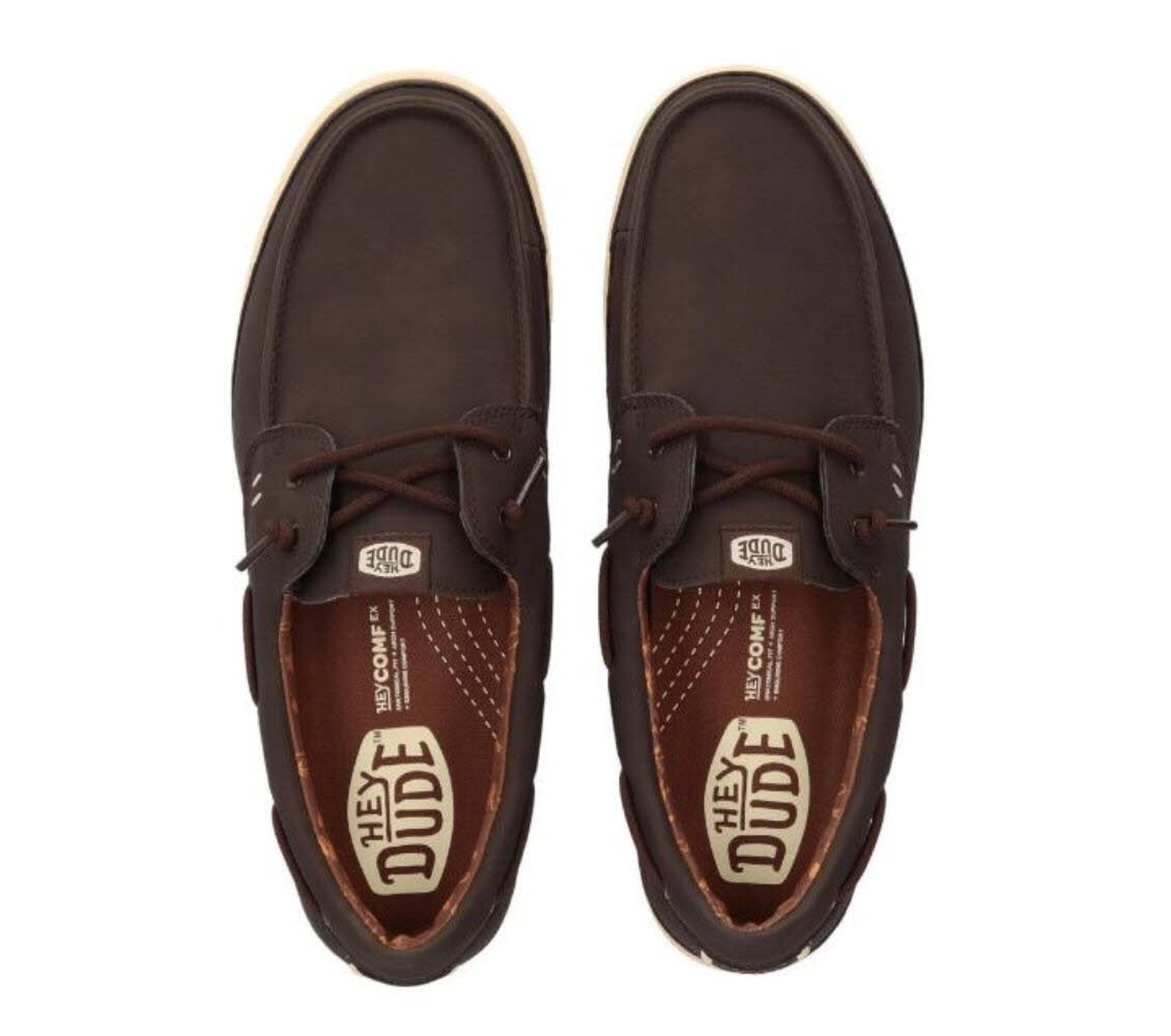 HEYDUDE Harbor Lo Classic Herren Slipper  Halbschuhe braun